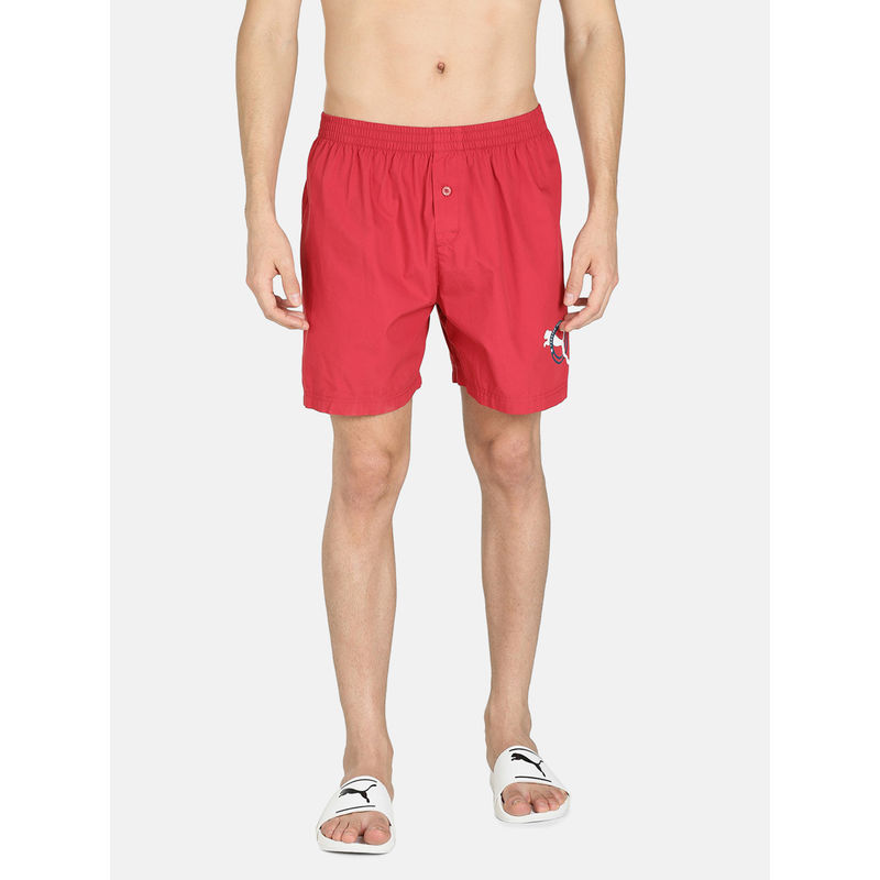 Puma Basic Red Woven Boxer (XL)