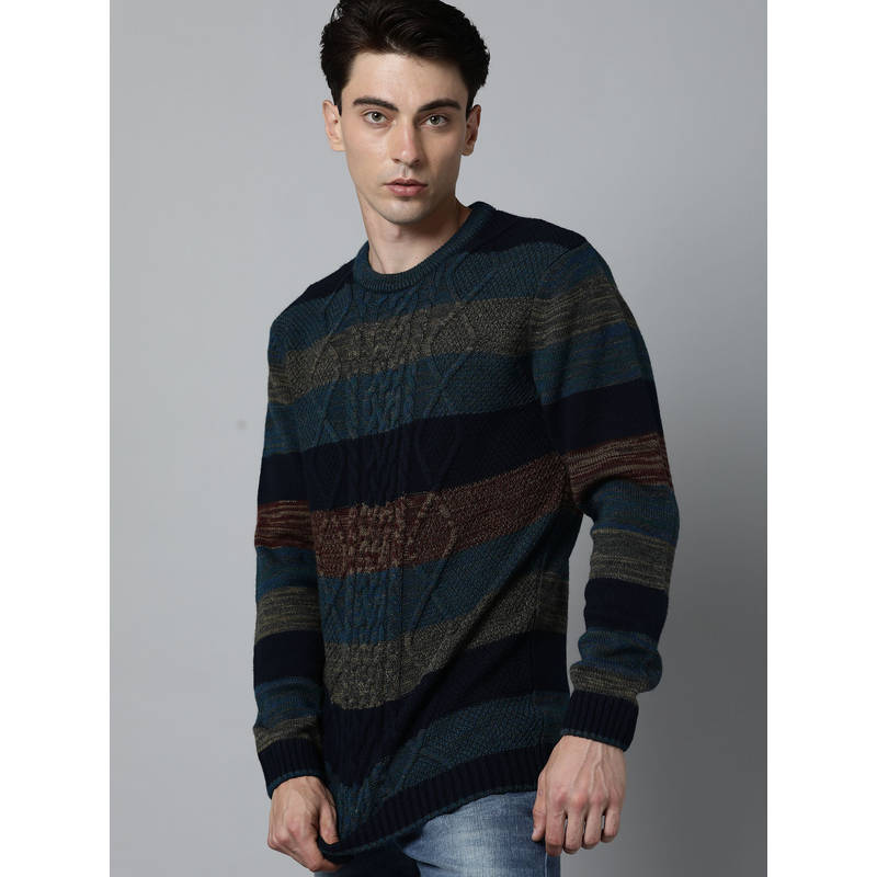 Rare Rabbit Sweaters Buy Rare Rabbit Blue Solid Sweaters Online