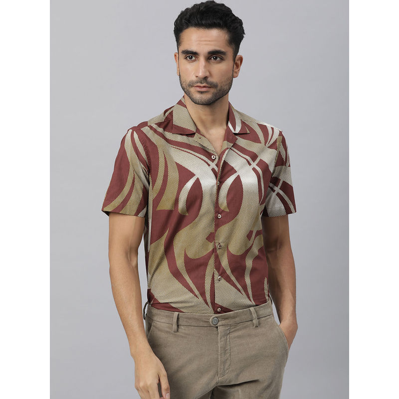 RARE RABBIT Olive Casual Shirts (M)