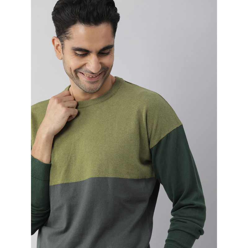 Rare Rabbit Green Casual Sweaters (S)