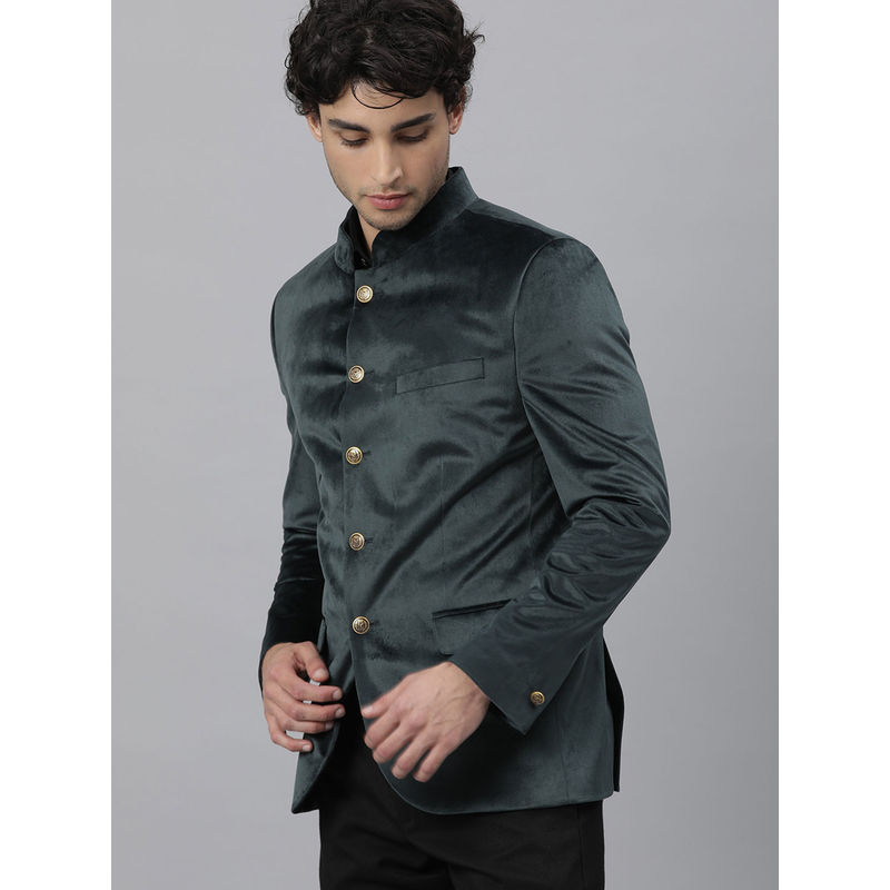 RARE RABBIT Green Casual Blazers and Coats (XL)