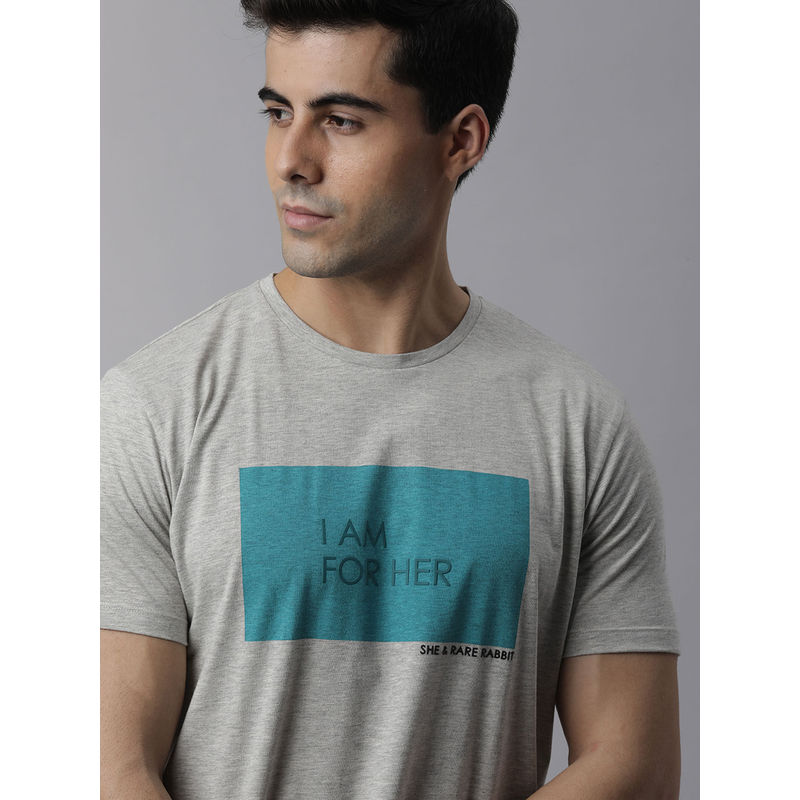 Rare Rabbit Grey Casual Tshirts (XS)