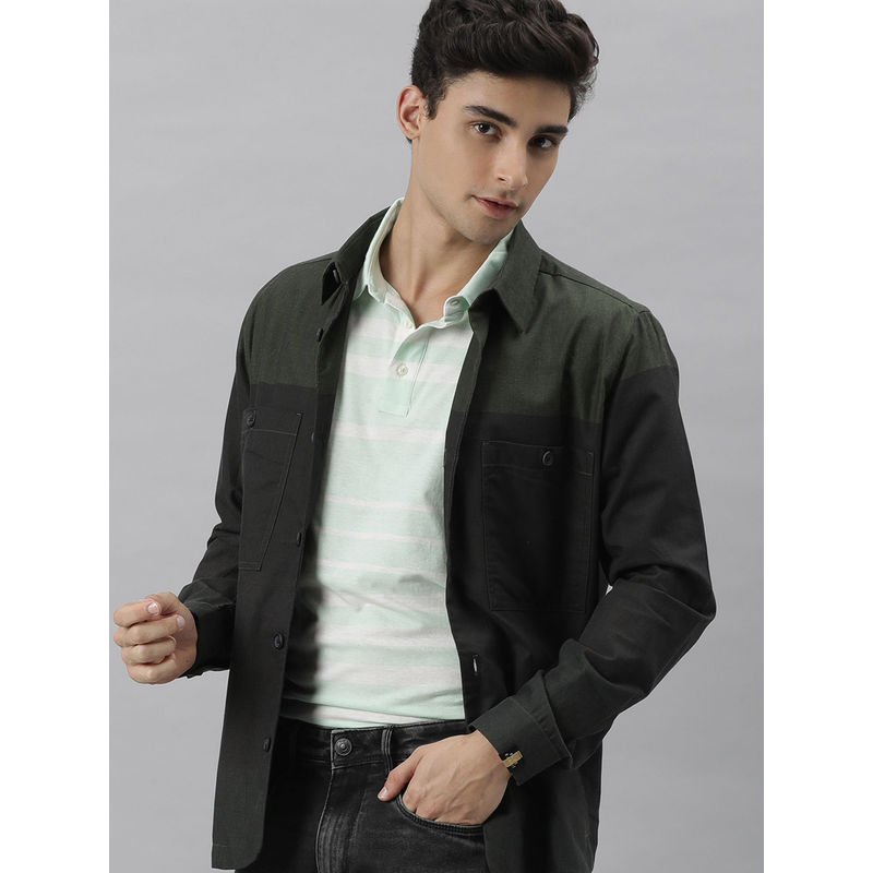 RARE RABBIT Green Casual Jacket (L)