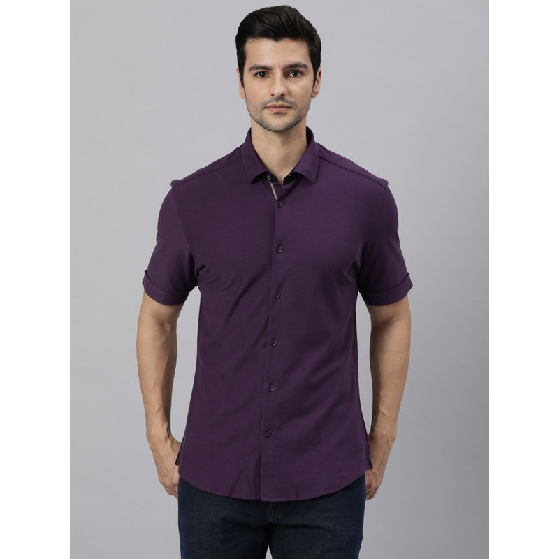RARE RABBIT Purple Casual Shirt (S)