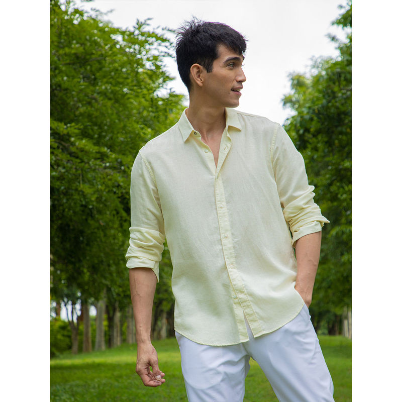 RARE RABBIT Napless Yellow Shirt (3XL)