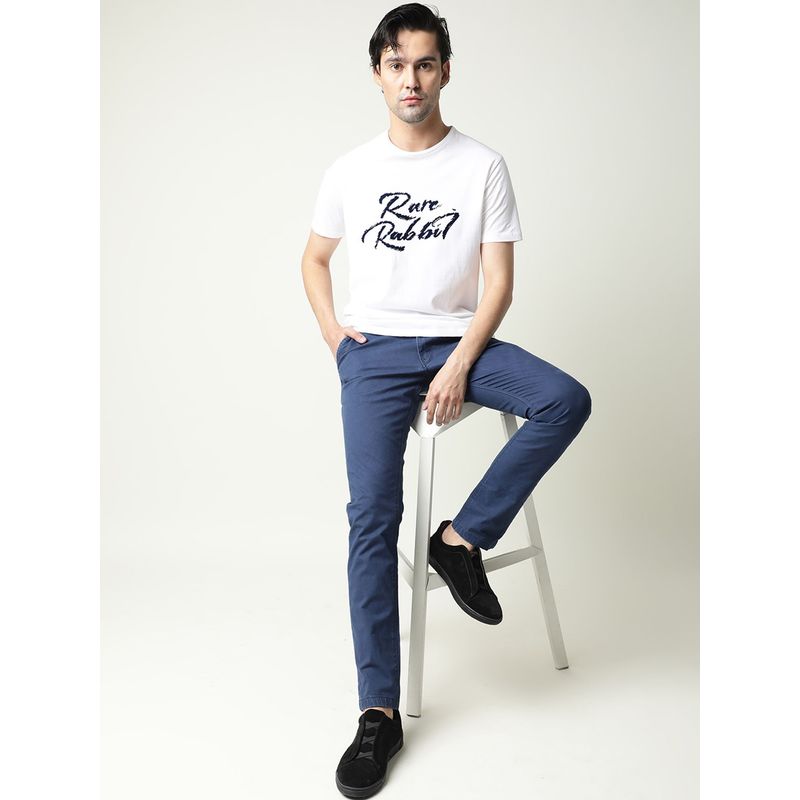 Rare Rabbit Ruiz Blue Casual Denim Pant (30)