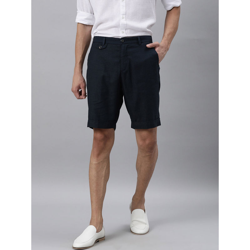 Rare Rabbit Camer Navy Shorts (30)