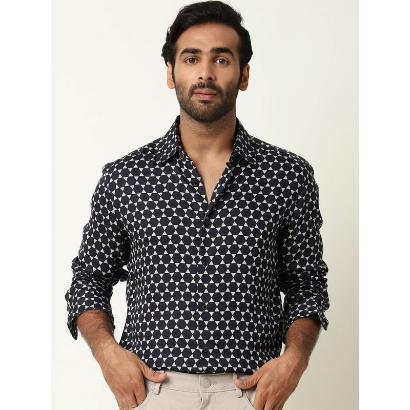 Rare Rabbit Hexa Black Shirt (M)