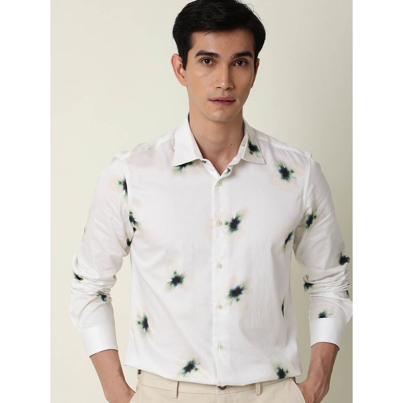 Rare Rabbit Laccos Off White Shirt (L)