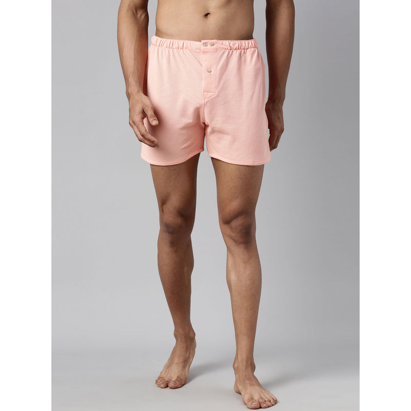 RARE RABBIT Pink Solid Shorts (M)