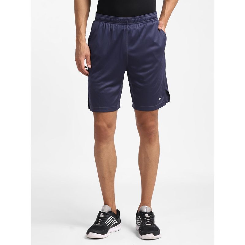 Reebok Wor Comm Knit Short Blue Training Shorts (XS)