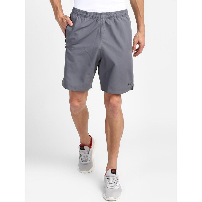 Reebok Wor Comm Woven Short Grey Training Shorts (XS)