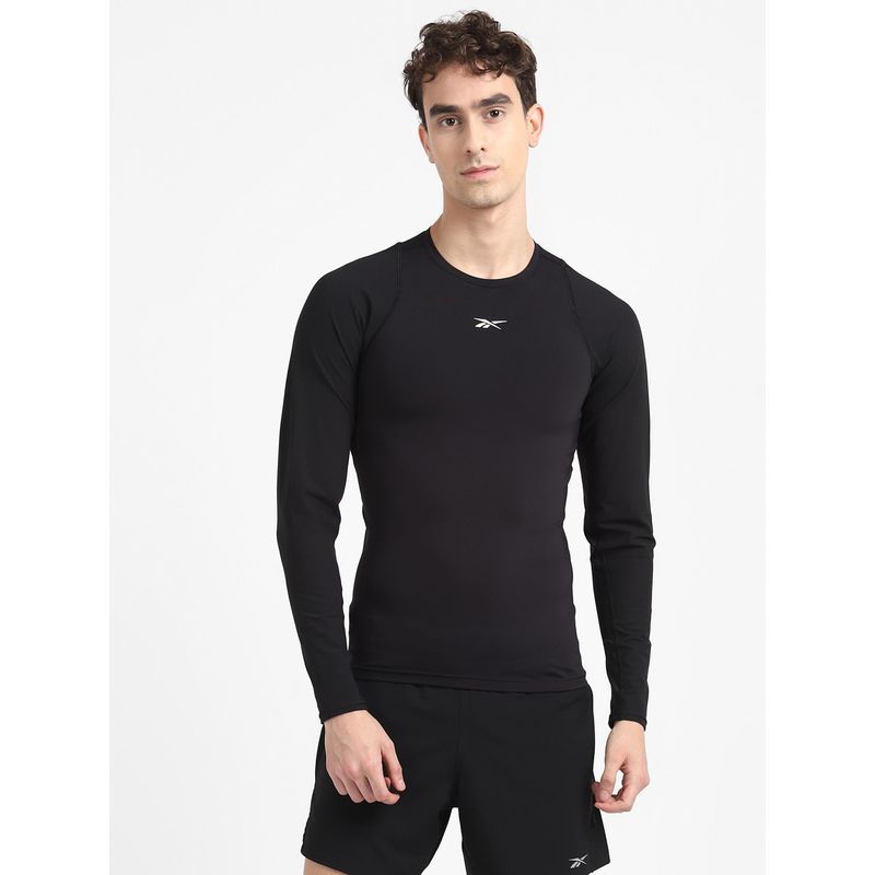 Reebok Ubf Ls Compression Black Training T-shirts (2XL)