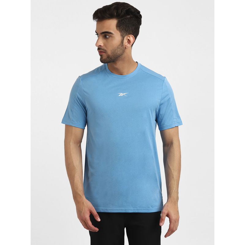 Reebok UBF Move Soft SS Tee Blue Training T-Shirt (S)