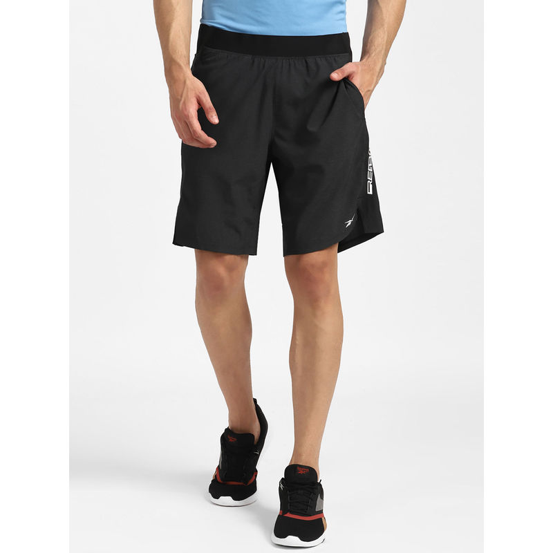 Reebok TS EPIC GRAPHIC SHORT Black Training Short (XS)
