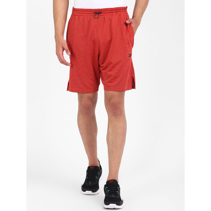 Reebok WOR MELANGE SHORT Red Training Short (XS)