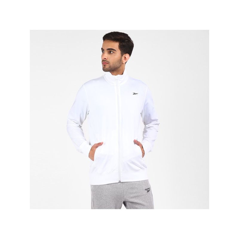 Reebok Fitness tracktop White Training Track Top (S)
