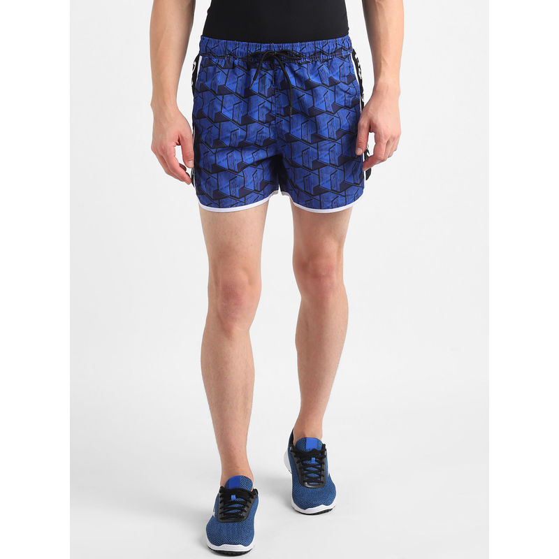 Reebok Mens Swim Short GADIAL Blue Training Shorts (L)