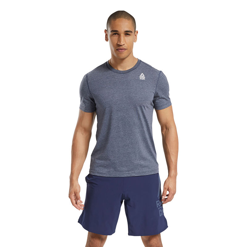 Reebok RC Burnout Tee Blue Training T-shirt (XS)