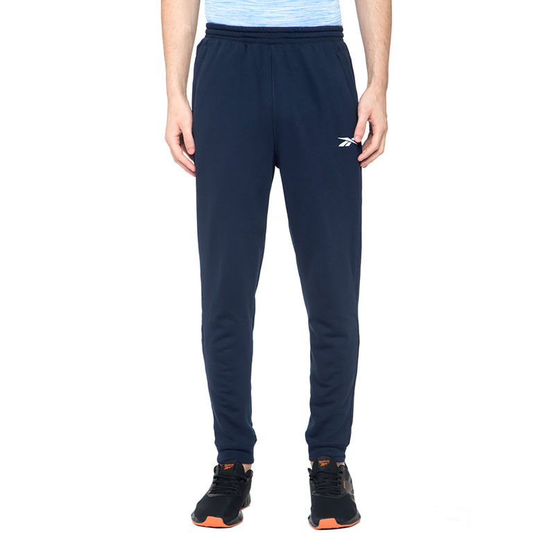 Reebok TE LINEAR LOGO FT JOGGER Blue Training Track Pant (XS)