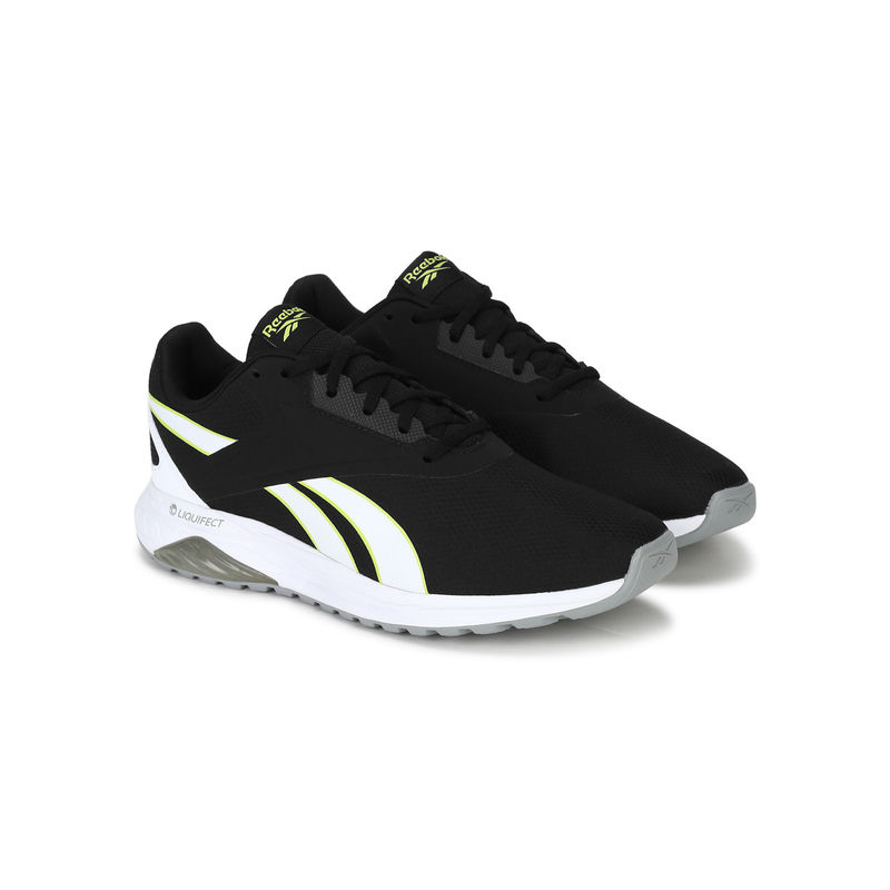 Reebok LIQUIFECT 90 Black Running Shoes (UK 11)
