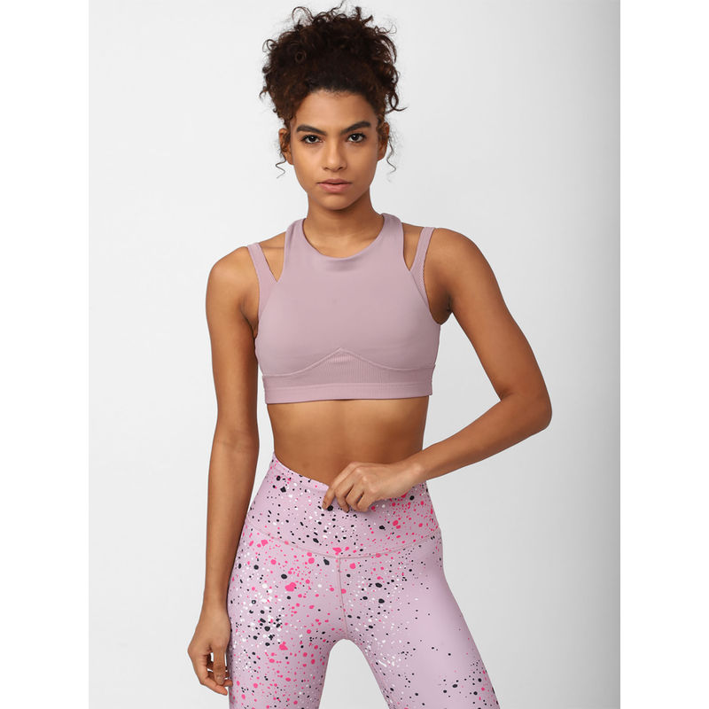 Reebok Lux HR 2.0 AOP Yog Tight Purple Walking Tights (XXS)