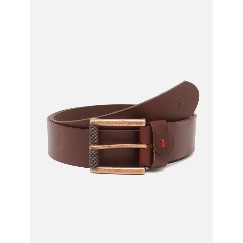 Spykar Brown Genuine Leather Belt (2XL)