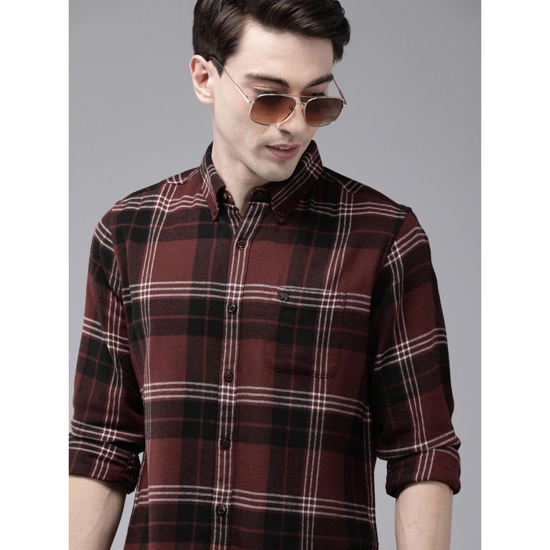 The Bear House Men's Checked Flannel Shirt (L)