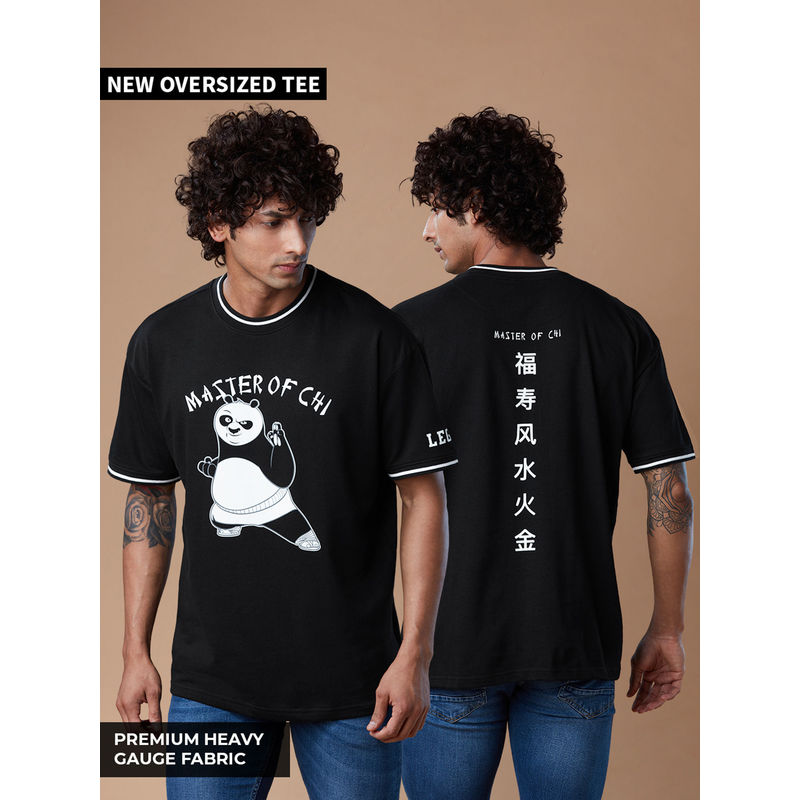 The Souled Store Official Kung Fu Panda Master Of Chi Oversized T-shirt For Mens (S)