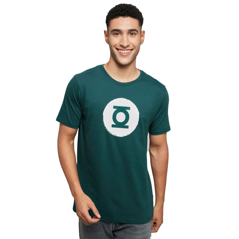 The Souled Store Green Lantern Logo T-Shirts For Men (XS)