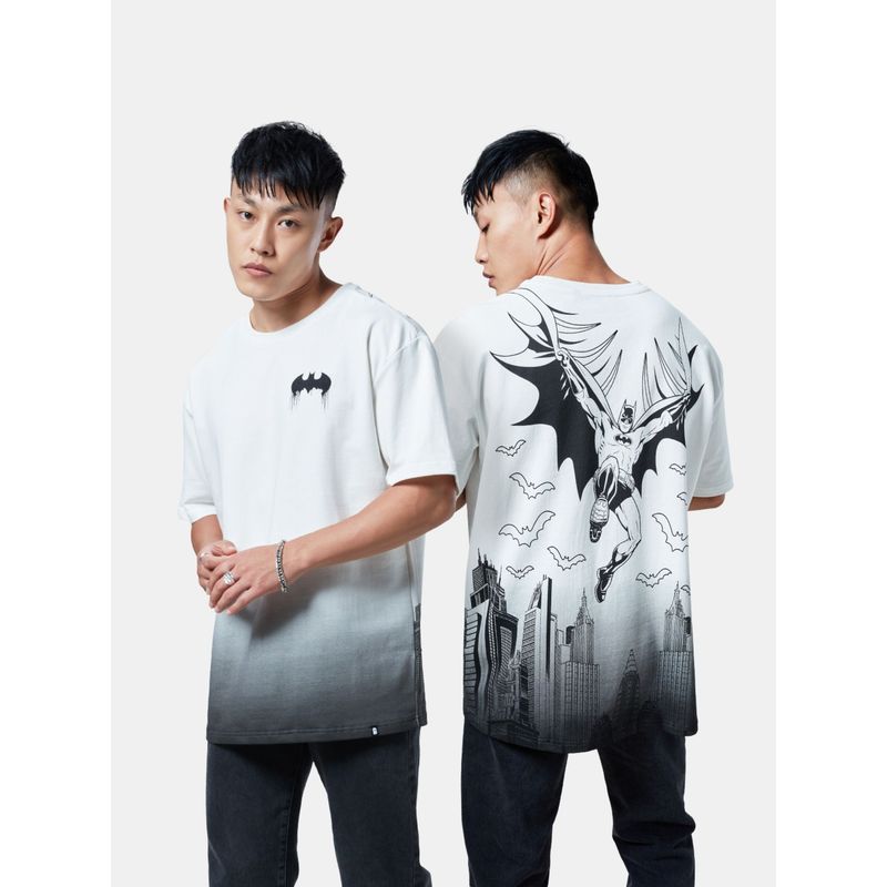 The Souled Store Batman: Gotham's Saviour Oversized T-Shirts For Mens (2XL)