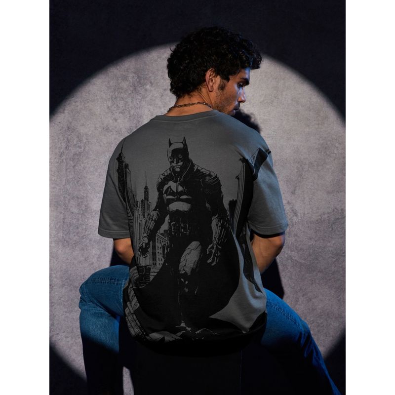 The Souled Store Batman: The Cowl Oversized T-Shirts For Men (M)