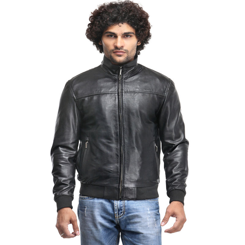 Teakwood Black Solid Jacket (S)