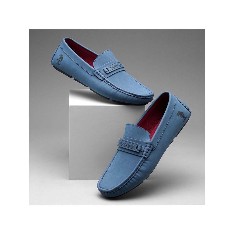 U.S. POLO ASSN. Scott Navy Blue Drivers (UK 6)