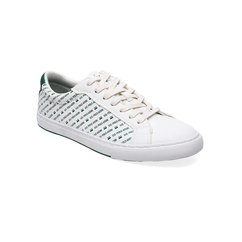 U.S. POLO ASSN. WYLDE Solid Off White Sneakers (UK 9)
