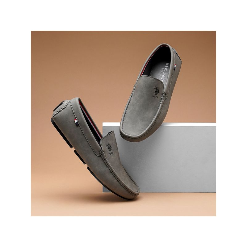 U.S. POLO ASSN. Aaron 3.0 Grey Loafers (UK 6)