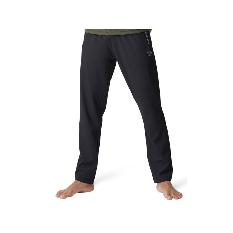 U.S. POLO ASSN. Men Black I719 Natural Polyester Track Pants - Pack Of 1 (XL)