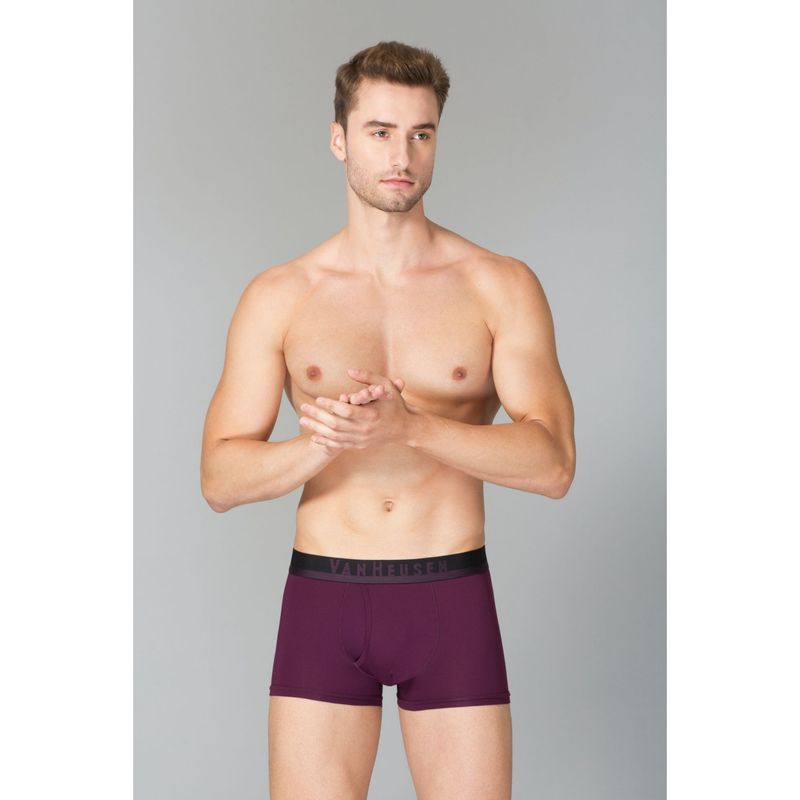 Van Heusen Men Swift Dry & Breathable AIR Series Trunks - Deep Purple (S)