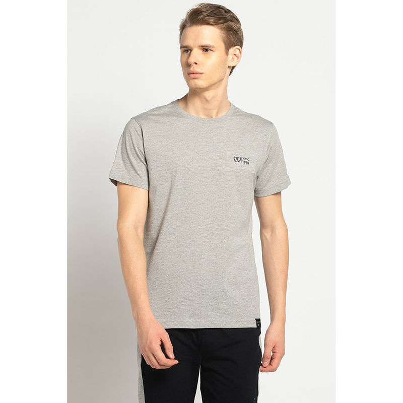 Van Heusen Men Crew Neck & Short Sleeve T-Shirt - Grey