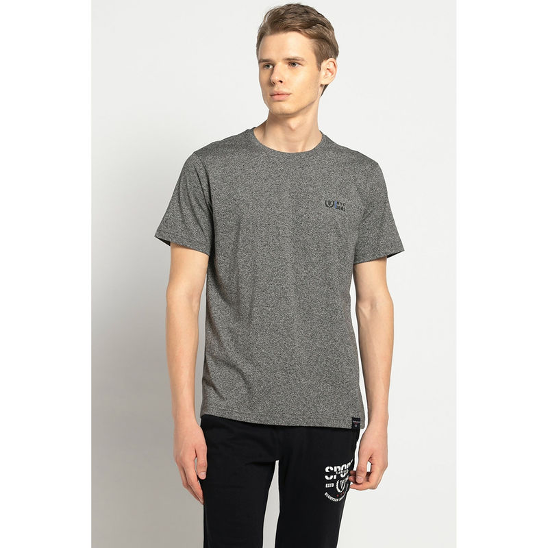 Van Heusen Men Crew Neck & Short Sleeve T-Shirt - Grey