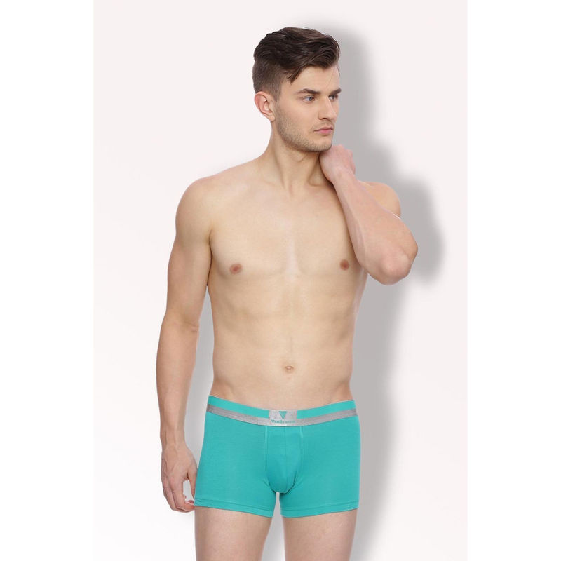 Van Heusen Men Colour Fresh & No Ride Up Trunks - Green