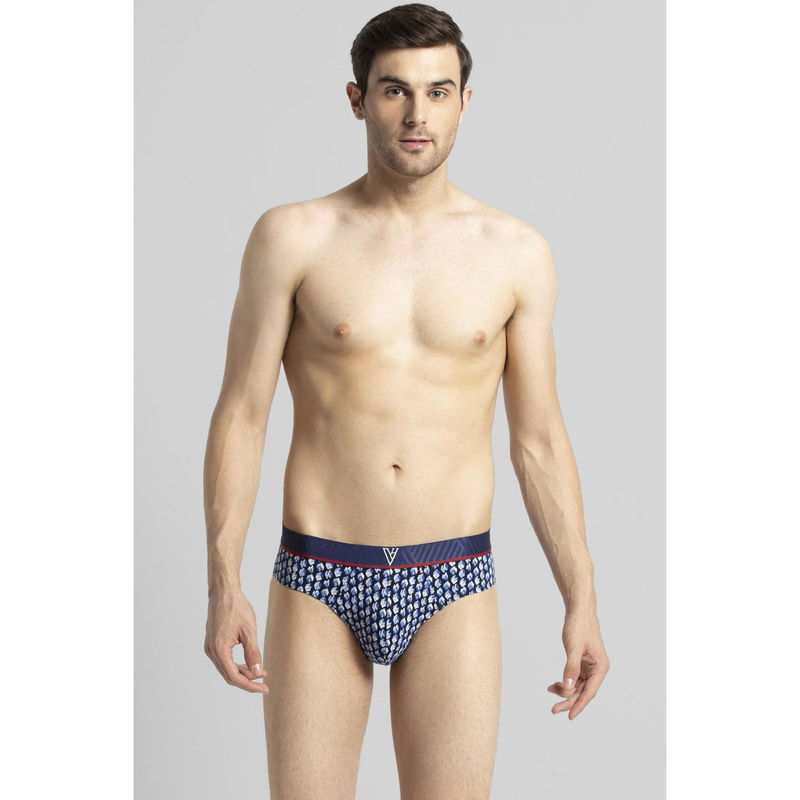 Van Heusen Men 4-Way Stretch & Ultra Soft Briefs - Blue