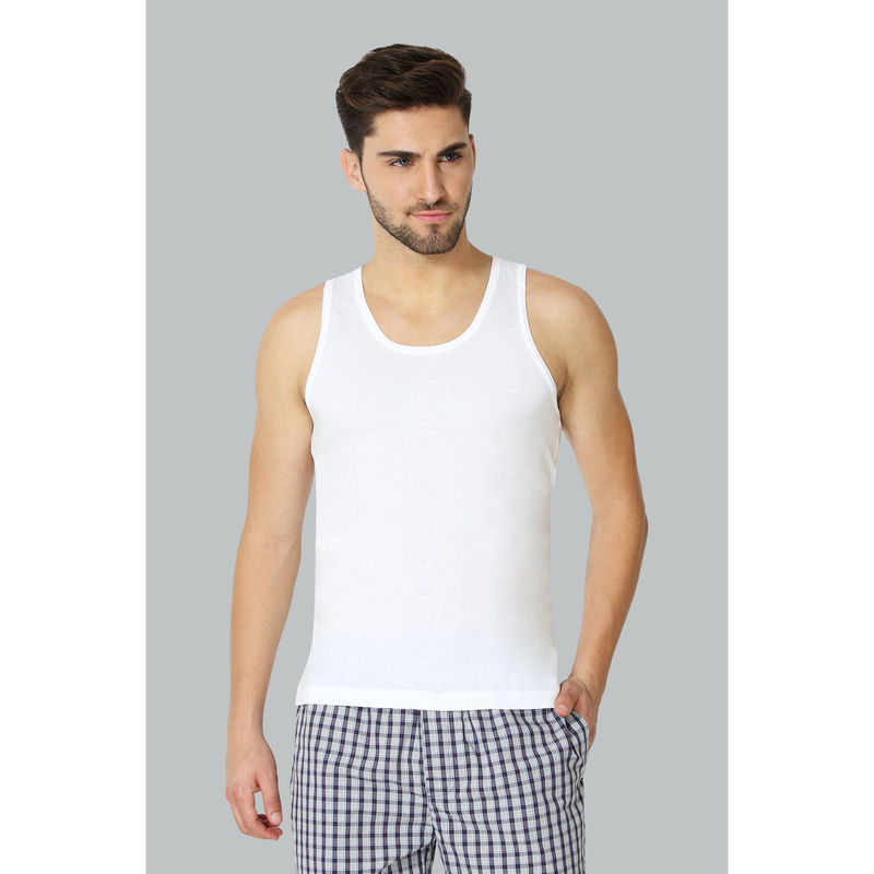 Van Heusen Men Pack of 3 Antibacterial & Quick Dry Vest - White
