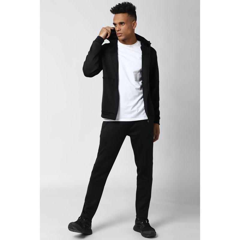 Van Heusen Black Jacket and Track Pants (Set of 2) (L)