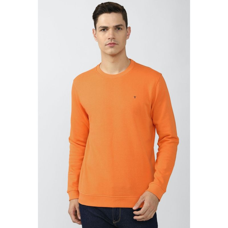 Van Heusen Orange Sweatshirt (M)