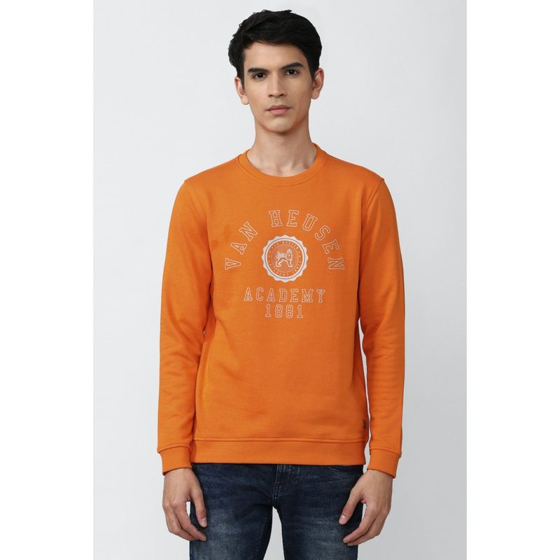 Van Heusen Orange Sweatshirt (S)
