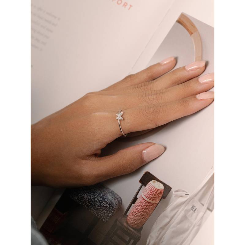 Nistra 925 Sterling Silver Flutter Ring (12)