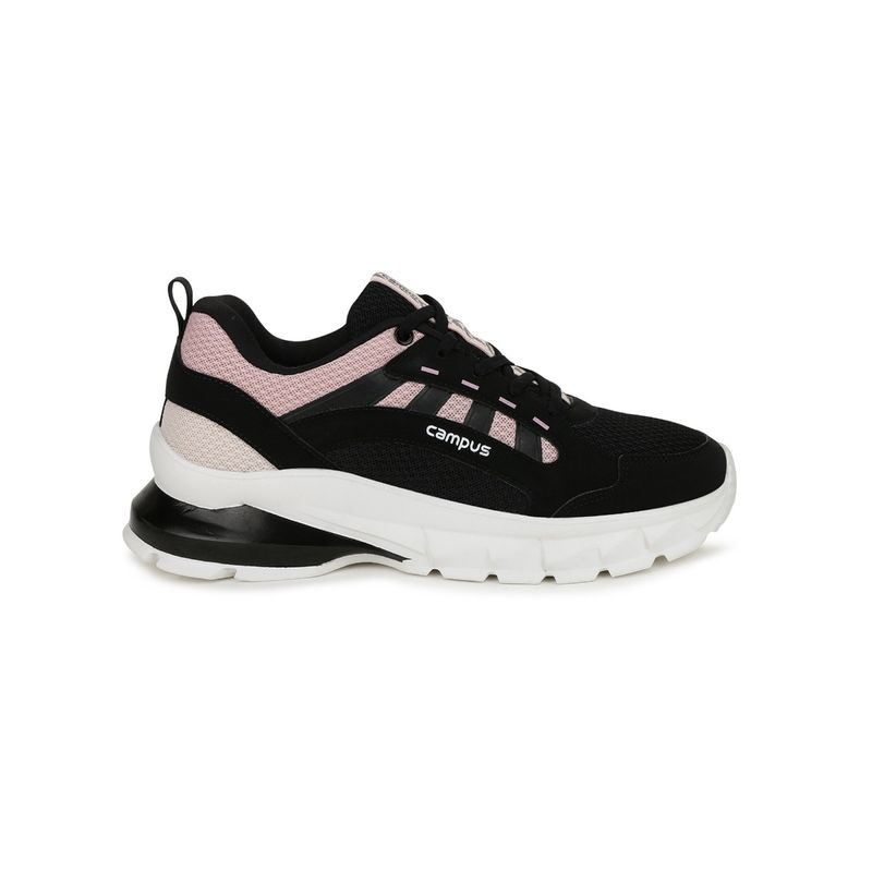 Campus Bliss Black Running Shoes (UK 5)