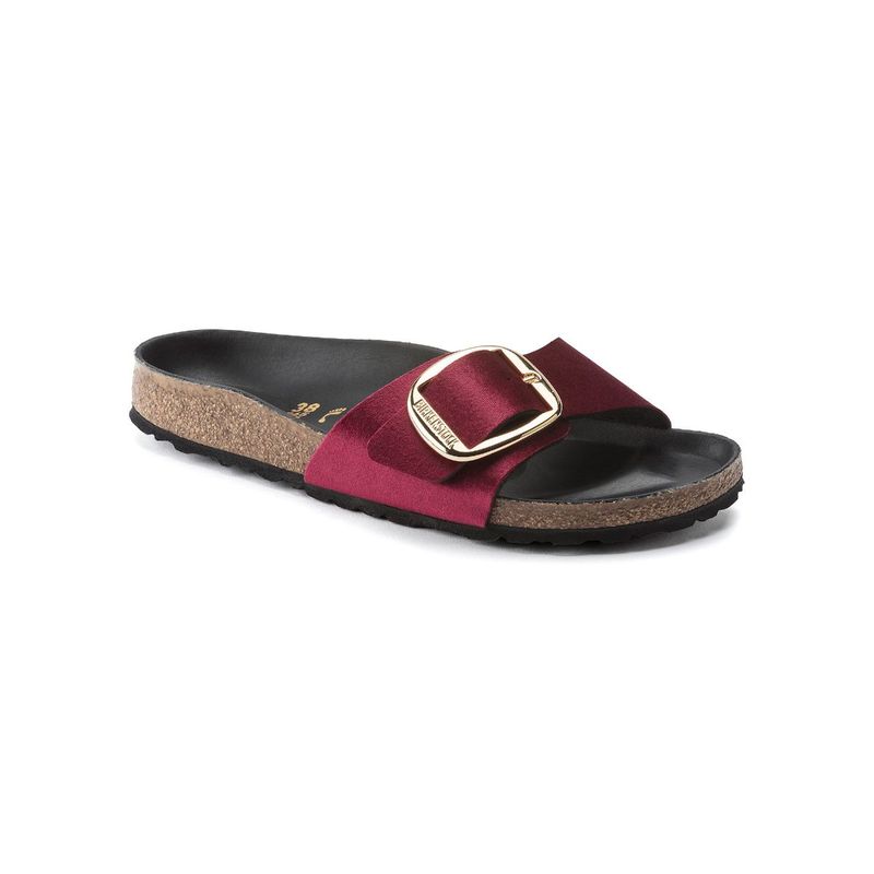 Buy Birkenstock Madrid Big Buckle Rivet Logo Red Narrow Casual