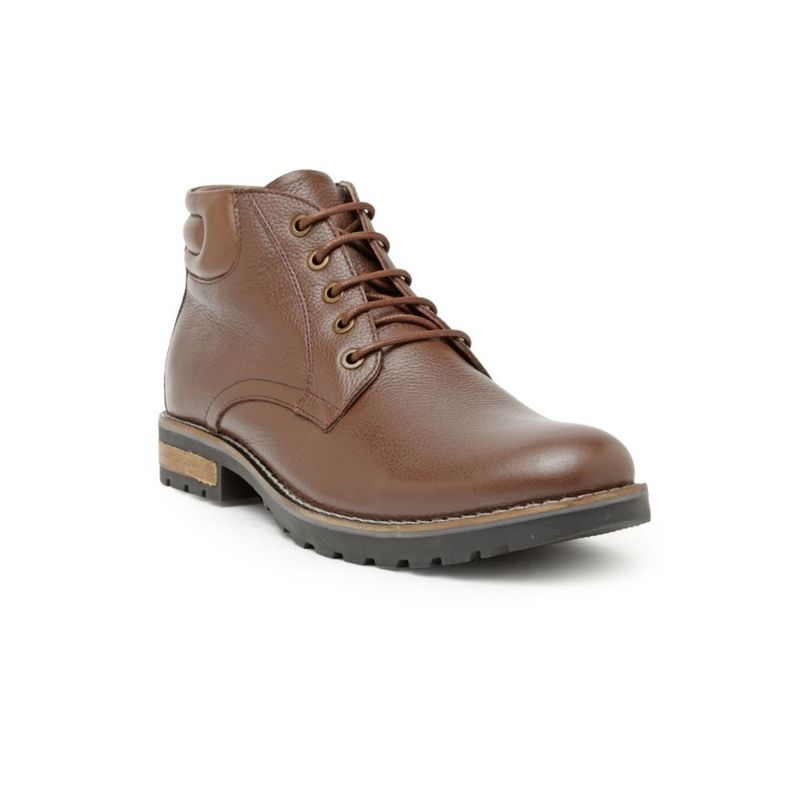 Teakwood Leathers Brown Solid Chukka Boots - Euro 43